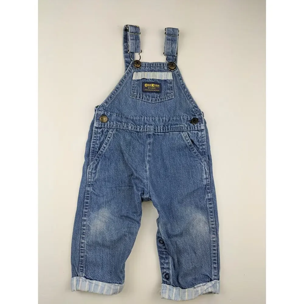 Vintage Oshkosh Jean Overalls 18 Months